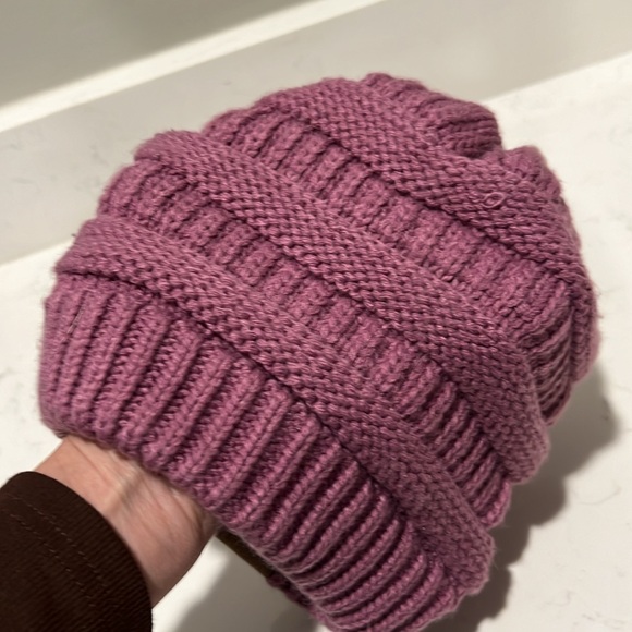 CC slouch beanie knit hat cap - Picture 4 of 4